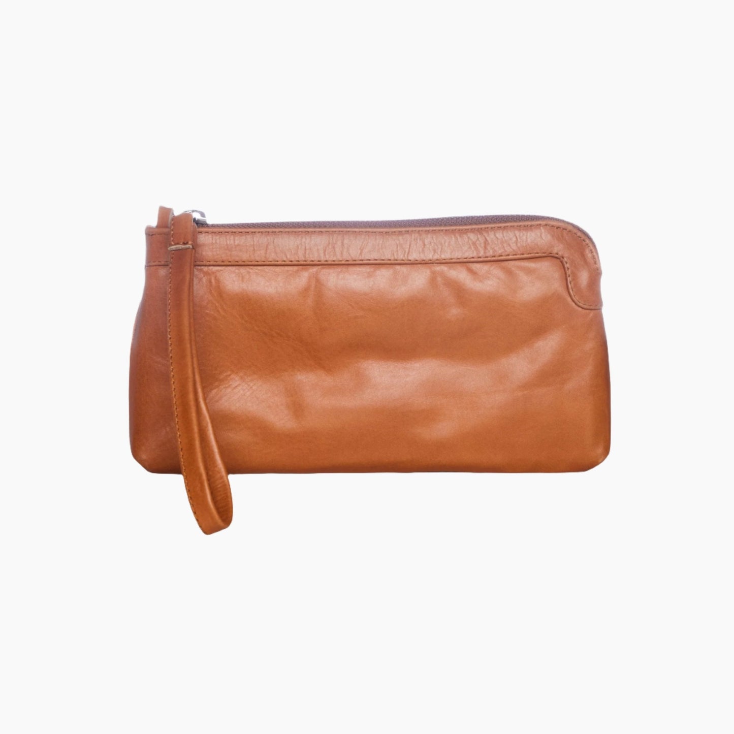Berlin Caramel Leather Clutch Wallet