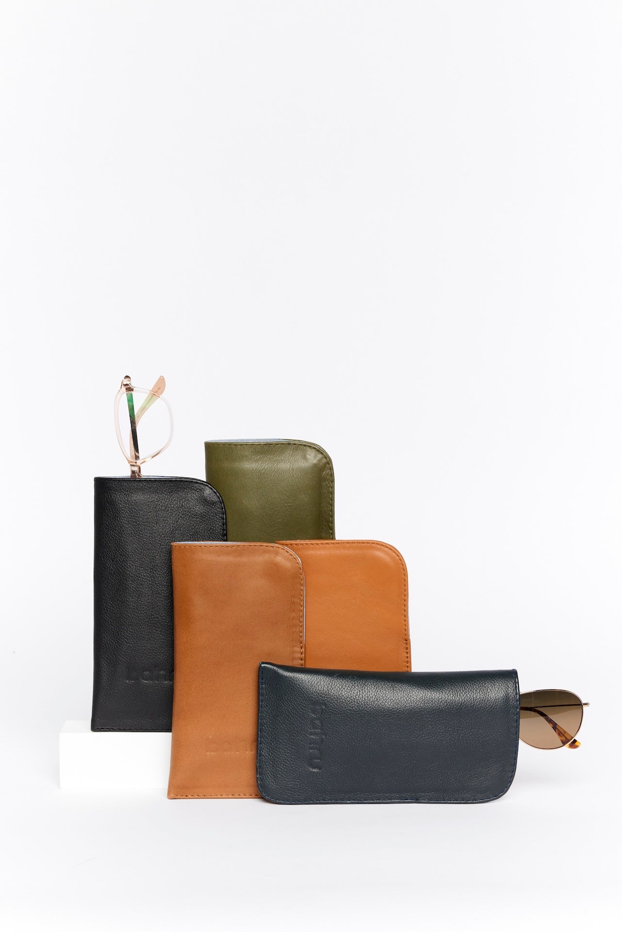 London Black Glasses Case