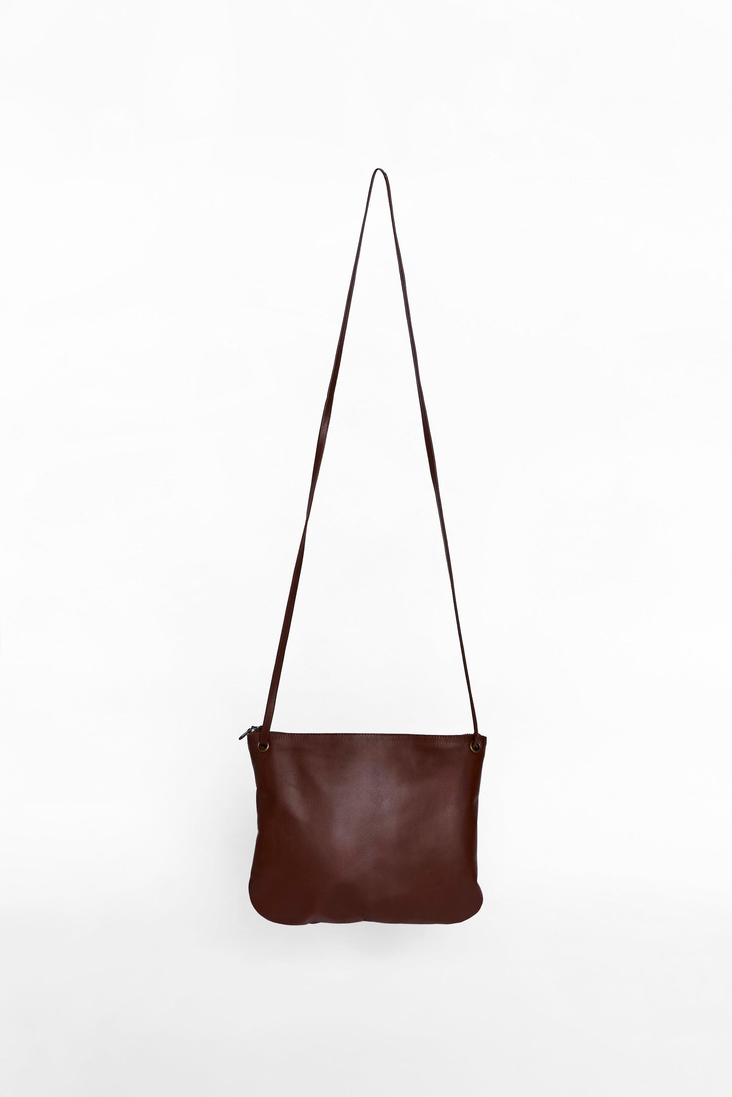 Florence Cocoa Leather Crossbody