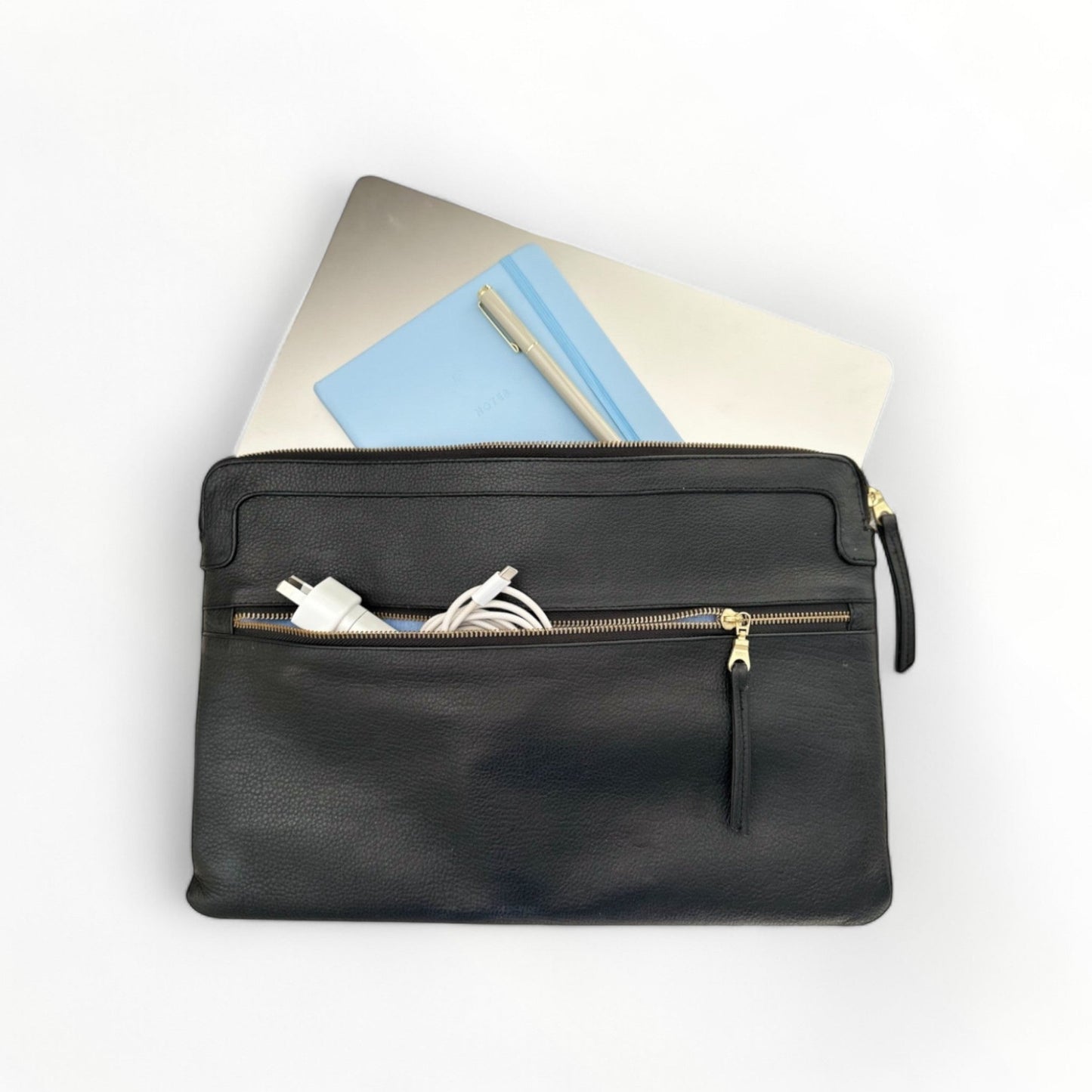 Madrid Black Laptop Sleeve - 14