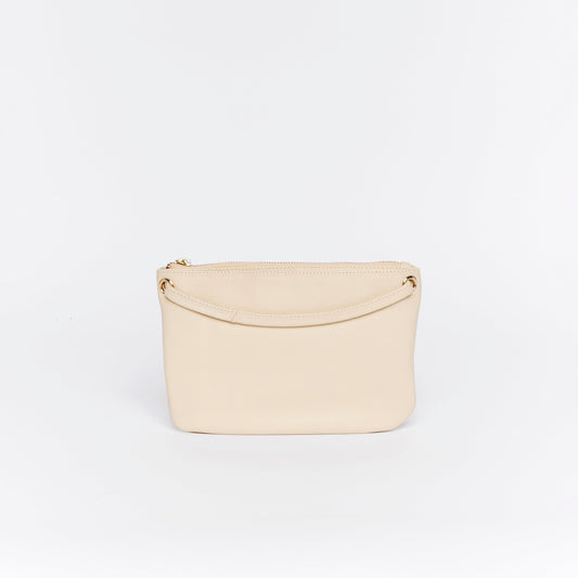 Mini Florence Linen Leather Crossbody Wallet