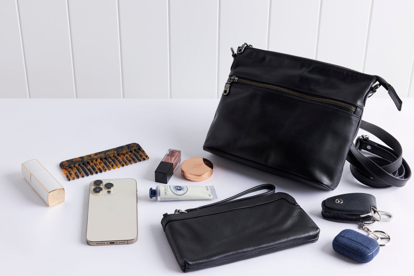 Mini Rome Army Leather Crossbody